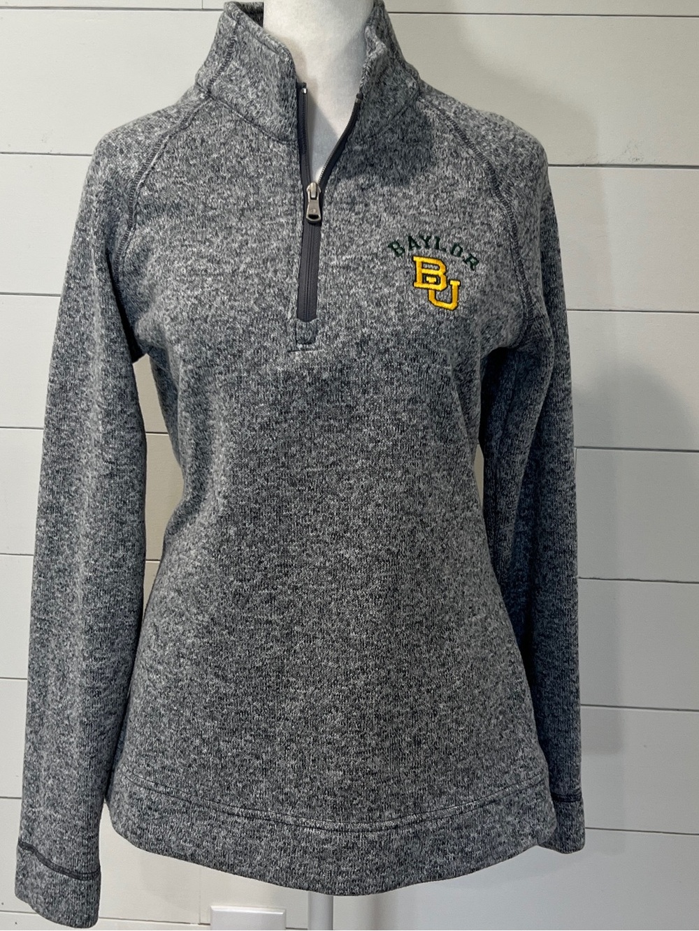 Champions Gray Baylor Quarter-Zip Women's Pullover